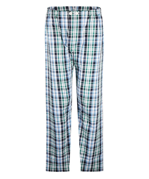 Derek Rose Flannel Pyjama Set | Blauw