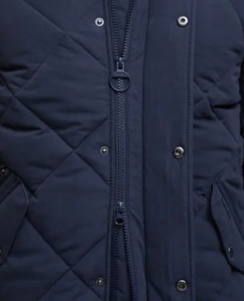 Barbour Winter Chelsea Quilted Jacket | Navy Blauw