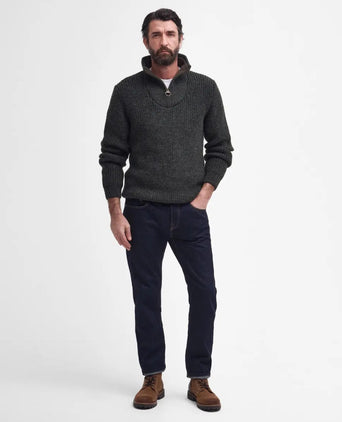 Barbour New Tyne Half Zip Jumper | Groen