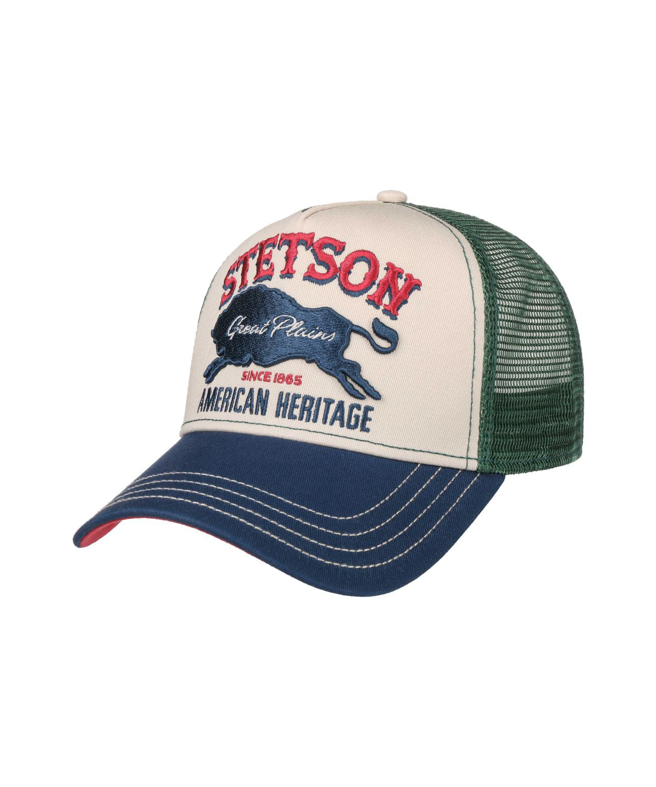 Trucker Cap Great Plains | Blauw/Groen design