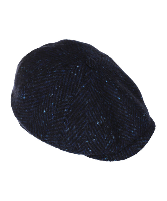 Stetson Hatteras Fischgrätmuster WV | Blaues Fischgrätmuster