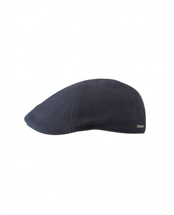 Texas Wool Cashmere Cap | Navy Blauw