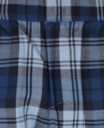 Pyjama Set Flannel | Navy Blauw