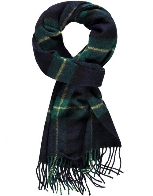 Lamswollen Sjaal Ruit | New Green and Yellow Tartan