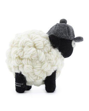 Knitted Sheep with Hat | Grijs