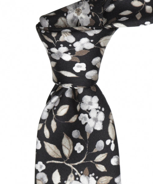 Seidenkrawatte | Schwarz