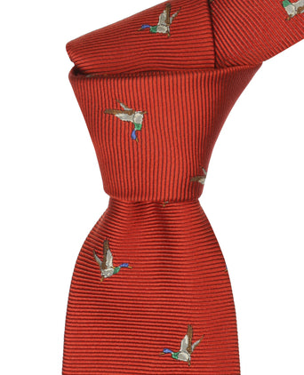 Zijden Stropdas | Bruin