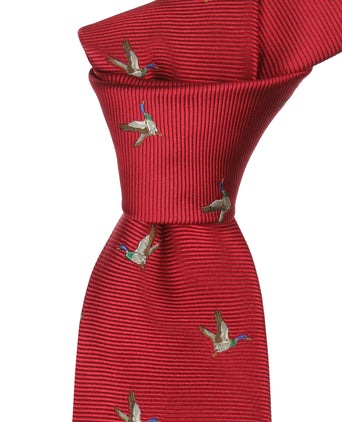 Seidenkrawatte | Rot