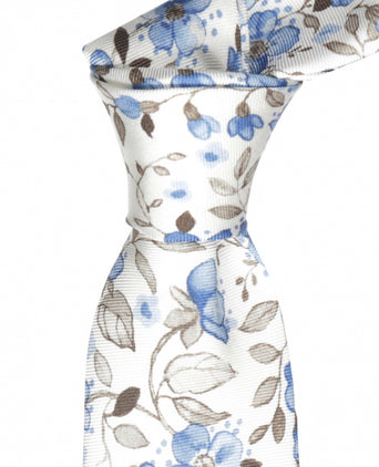 Seidenkrawatte | Weiß