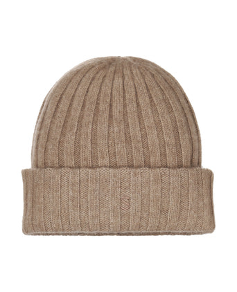 Beanie Undyed Cashmere | Bruin