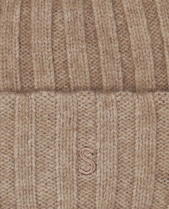 Beanie Undyed Cashmere | Bruin
