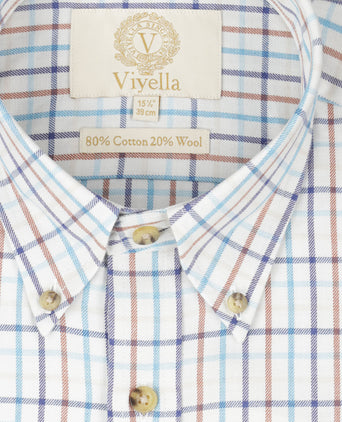 Viyella Hemd mit Knopfleiste | Blau
