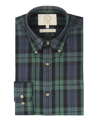 Viyella Button-Down-Hemd | Blackwatch