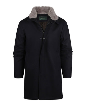 Coat Hirsch | Navy Blauw