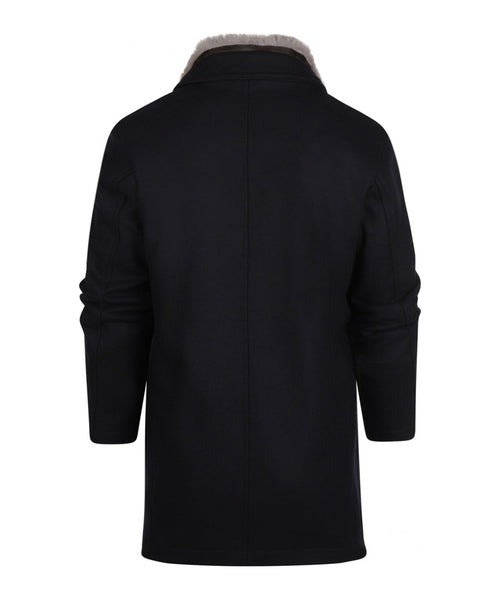 Coat Hirsch | Navy Blauw