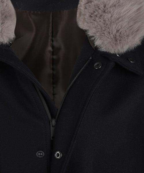 Coat Hirsch | Navy Blauw