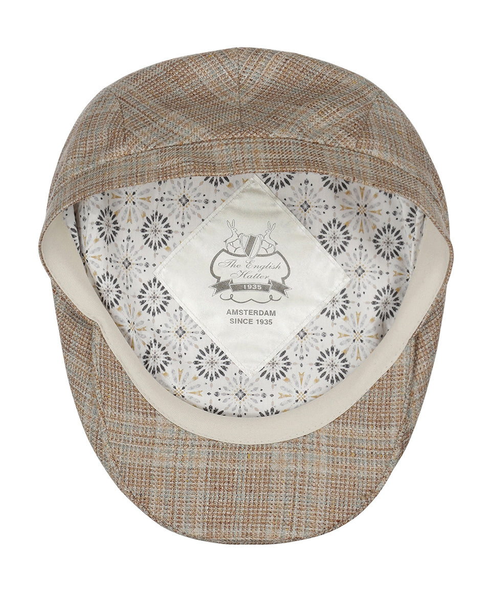 Klassieke Cap | Beige Glen Ruit