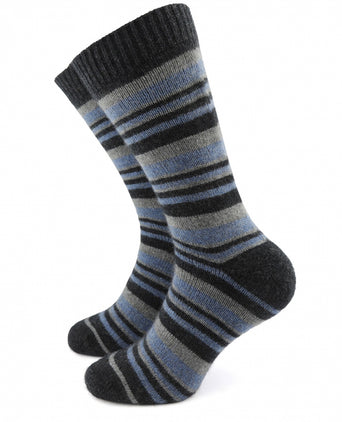 Mini Striped Sock | Blauw