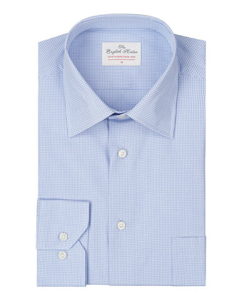 Shirt Classic Dress | Blauw