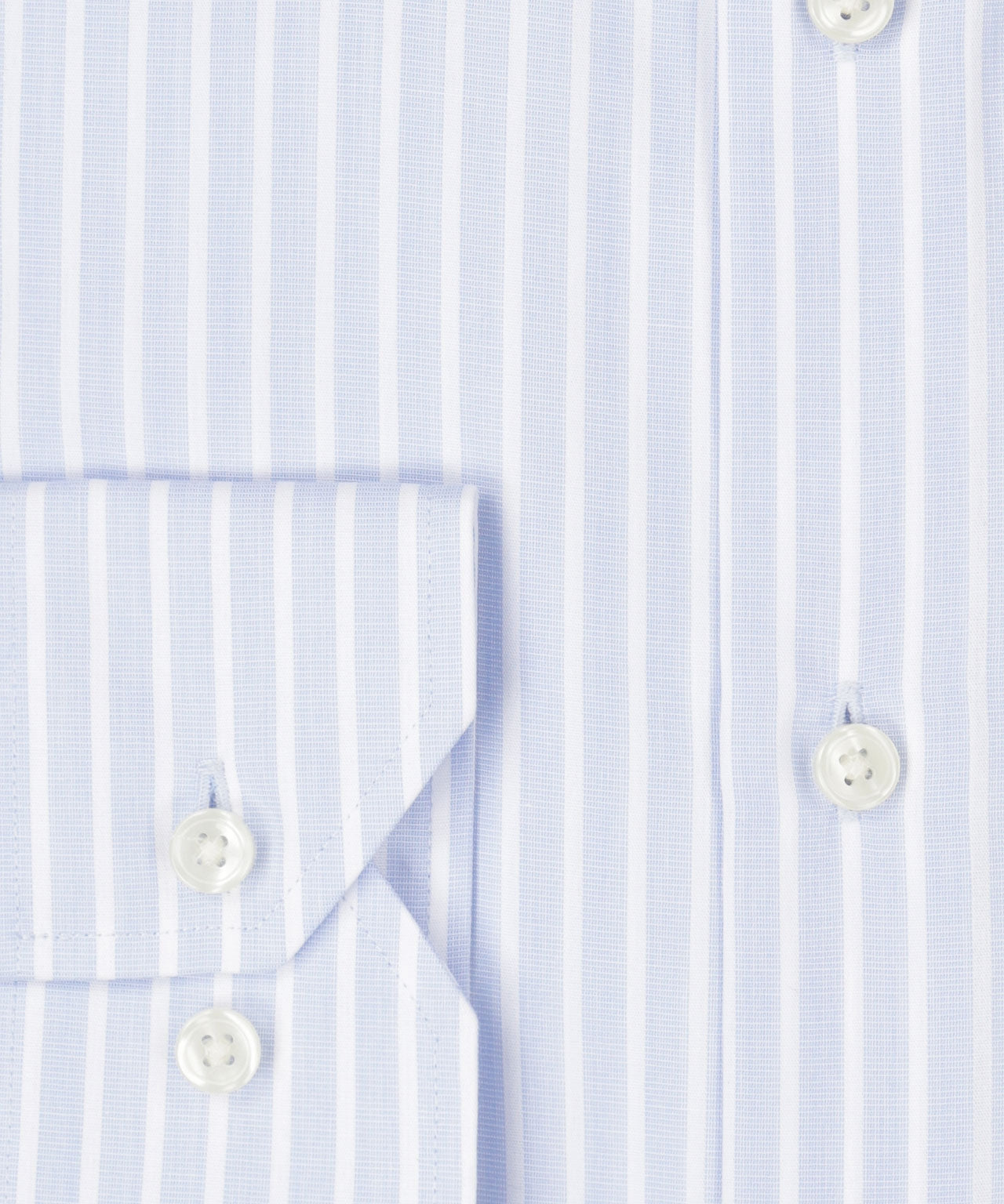 Shirt Semi Widespread | Licht Blauw Bengal Streep