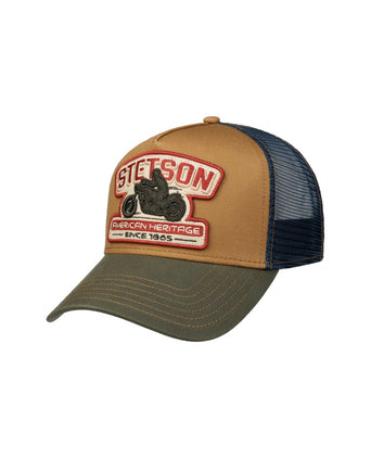 Trucker Cap Motorcycle | Khaki Beige