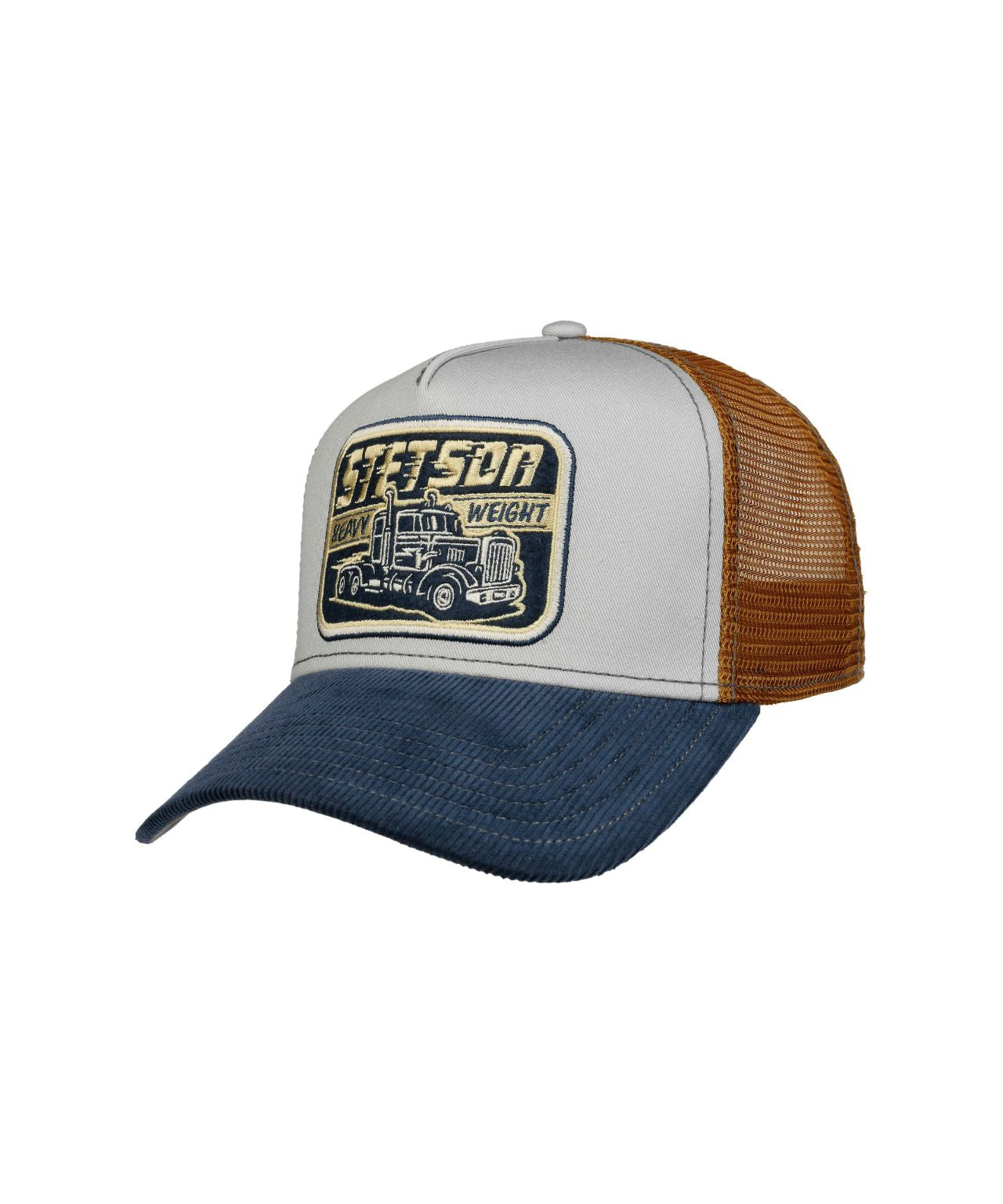 Trucker Cap Heavy Duty | Blauw/Bruin