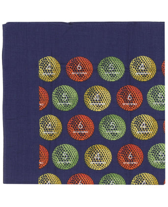 Bedrukte Zakdoek | Neon Golf