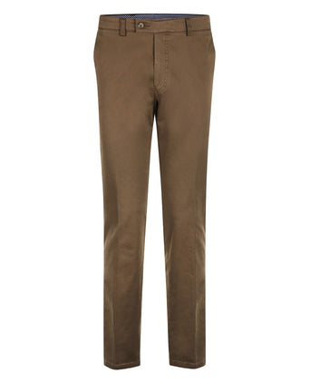 Pantalon Leeds Katoen | Bruin