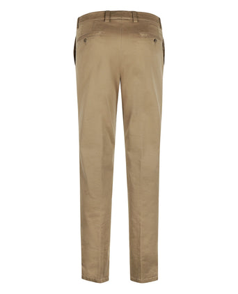 Pantalon Leeds Katoen | Bruin