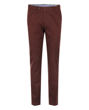 Pantalon Leeds Katoen | Rood