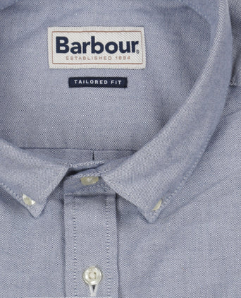 Barbour Shirt Oxtown tailored shirt | Denim Blauw