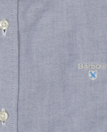 Barbour Shirt Oxtown tailored shirt | Denim Blauw