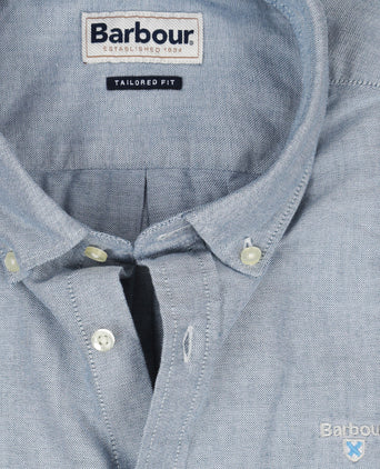 Barbour Shirt Oxtown tailored shirt | Nacht Blauw