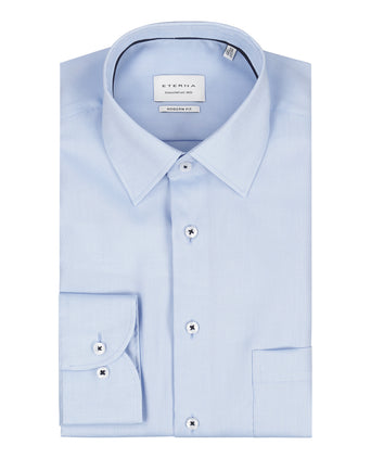 Eterna Shirt Modern Fit | Blauw