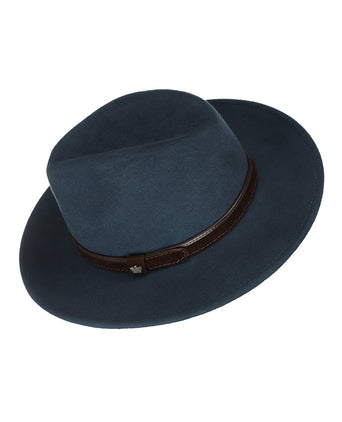 Hoed Wolvilt | Denim Blauw