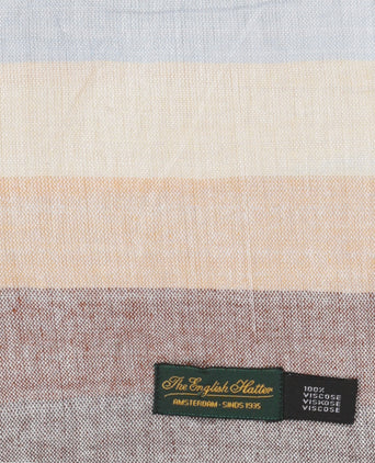 Streep Sjaal breed | Blauw