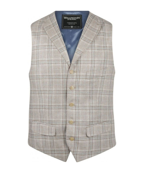 Wellington Gilet 100% Zijde | Bruin