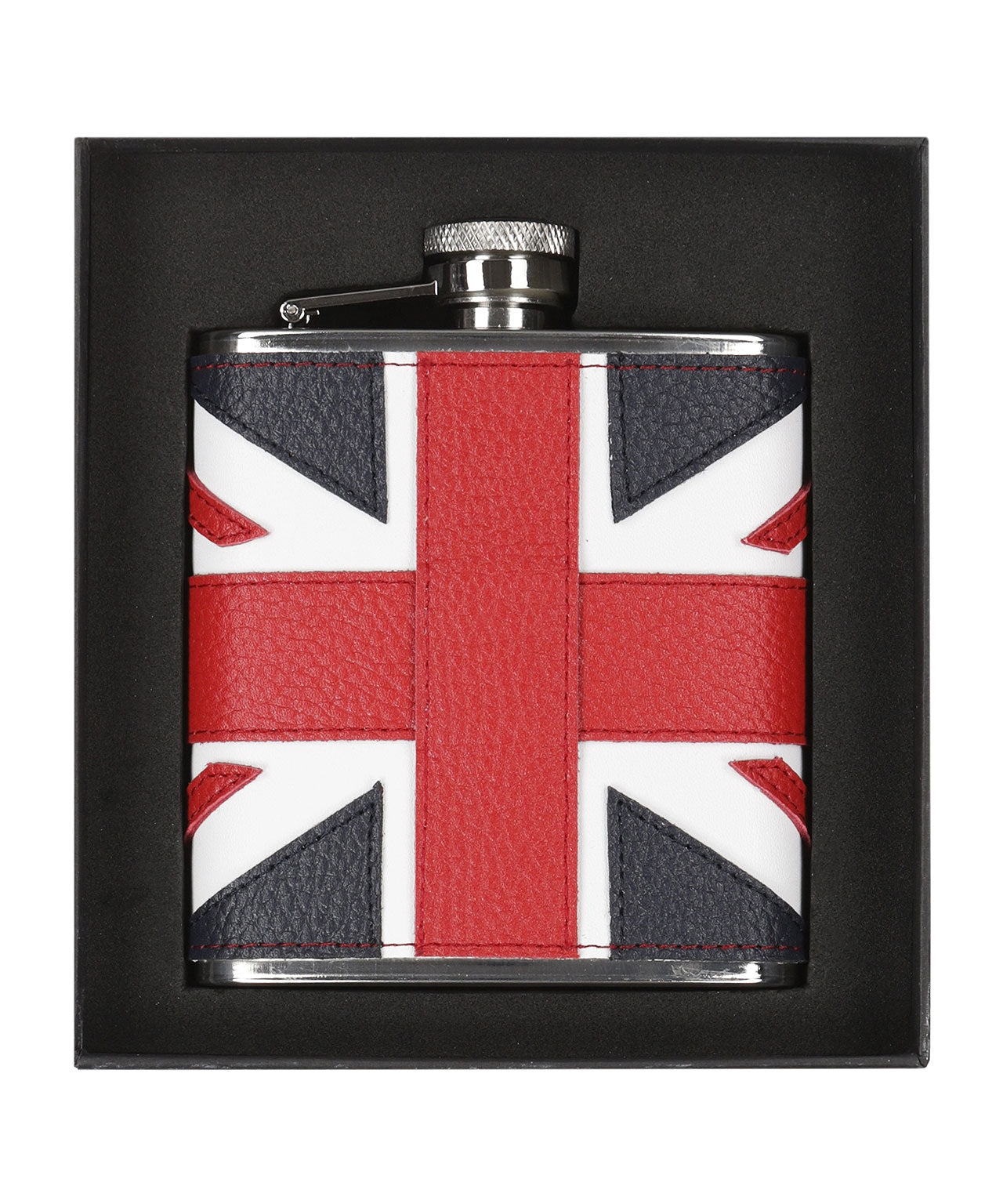 Leather Flask Flag 6oz | Engelse Vlag