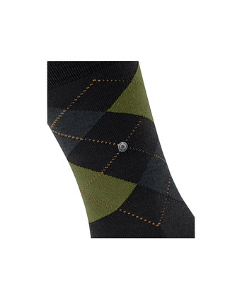 Burlington Edinburgh Heren Sokken | Zwart