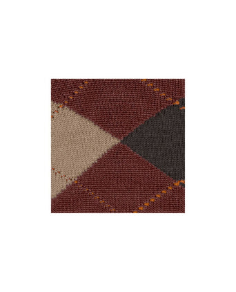 Burlington Edinburgh Heren Sokken | Rood