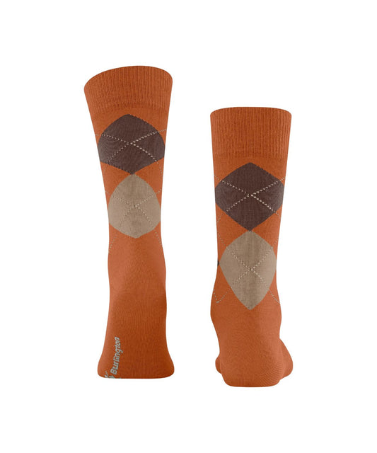 Edinburgh Socke | Marigold Rautenmuster