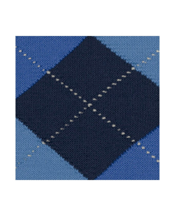 Burlington Edinburgh Heren Kniekousen | Blauw
