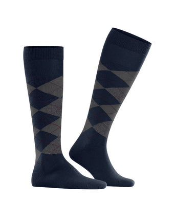Burlington Edinburgh Heren Kniekousen | Blauw