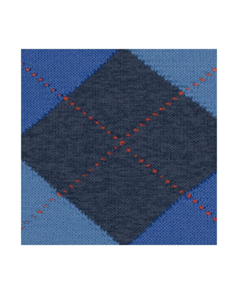 Burlington Edinburgh Heren Kniekousen | Blauw