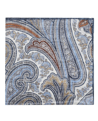 Pochet Zijde | Blauw