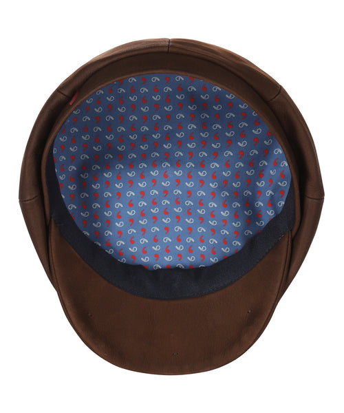 Ballon Cap Leer | Bruin