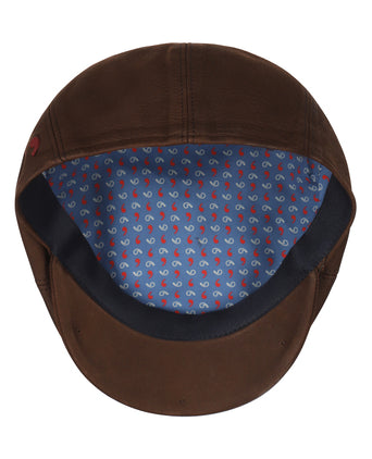 Ballon Cap Leer | Bruin