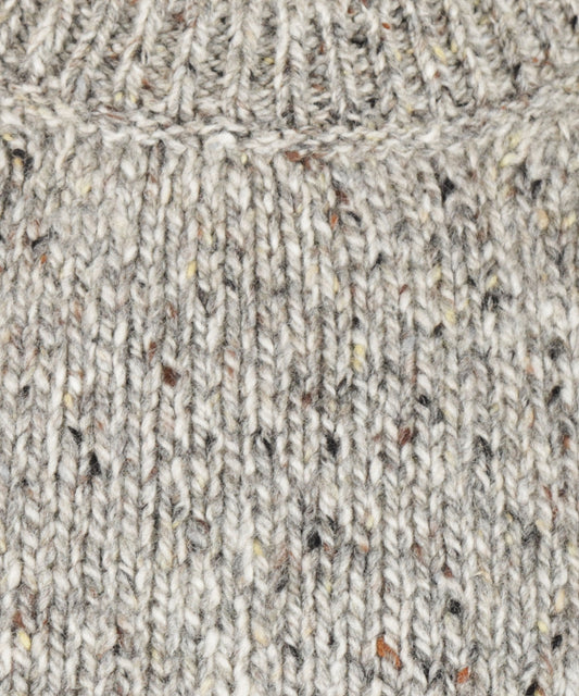 Fisherman Round Neck Pullover | Brown