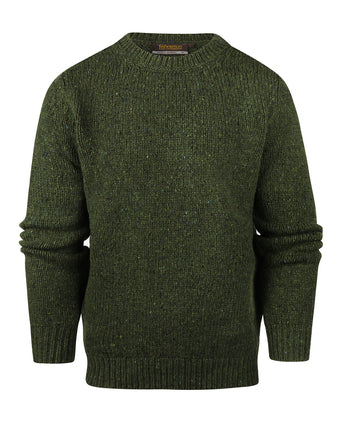 Fisherman Ronde Hals Pullover | Groen