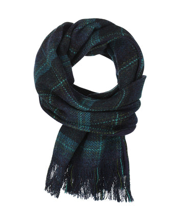 Harris Tweed Scarf | Blauw